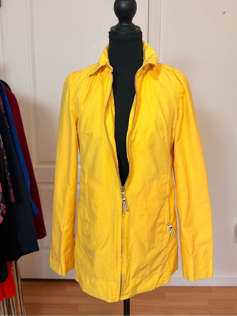 Ann Taylor LOFT Utility Jacket Lightweight Zip Front - Picture 7 of 10